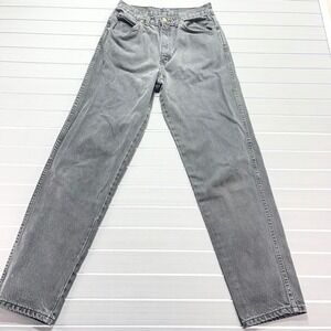 Vintage HIS Mens Straight Leg Jeans Faded Charcoal Gray Denim 29x30